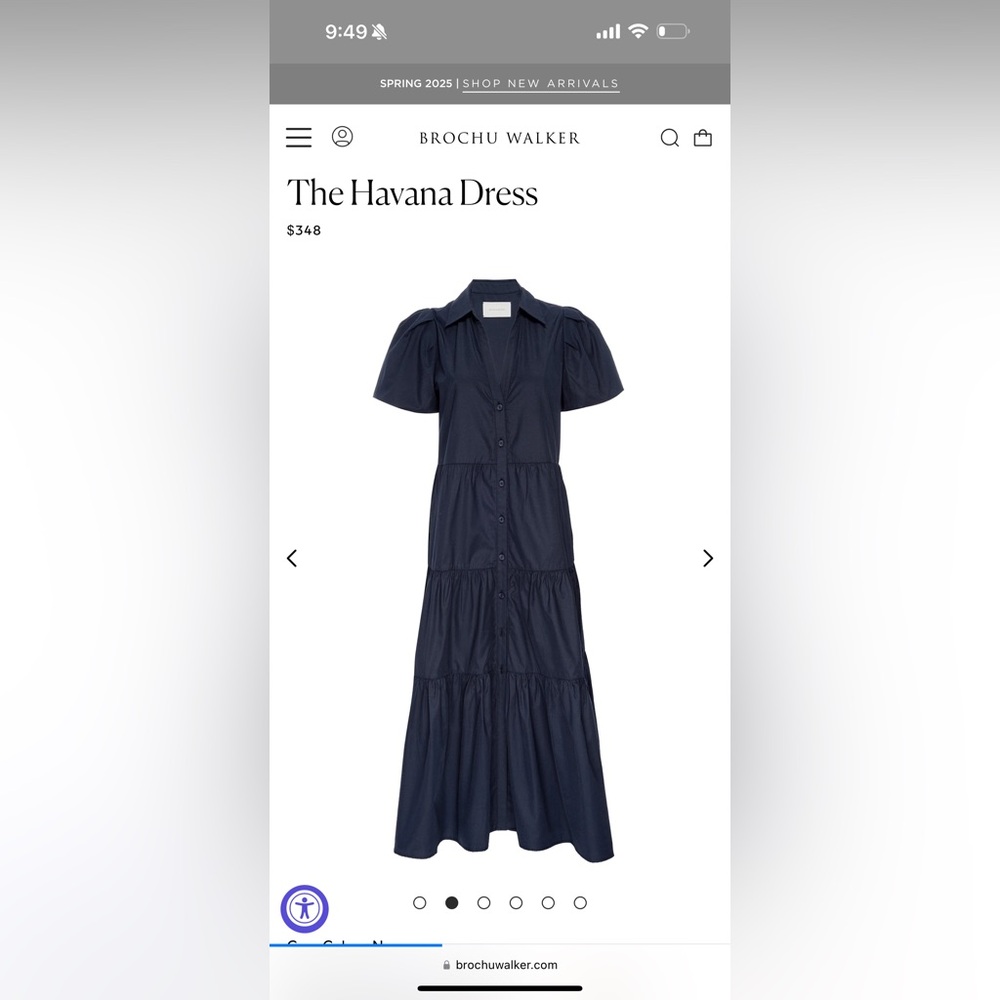 Brochu Walker Havana Dress | Navy | Large